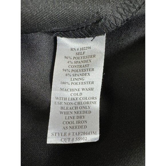 Connected Apparel Black Light Pink Panel Scuba Sheath Dress Size 14 Classy Women - Picture 5 of 5